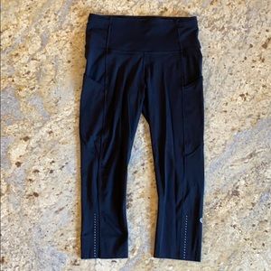 Lululemon Fast and Free cropped leggings 19”
